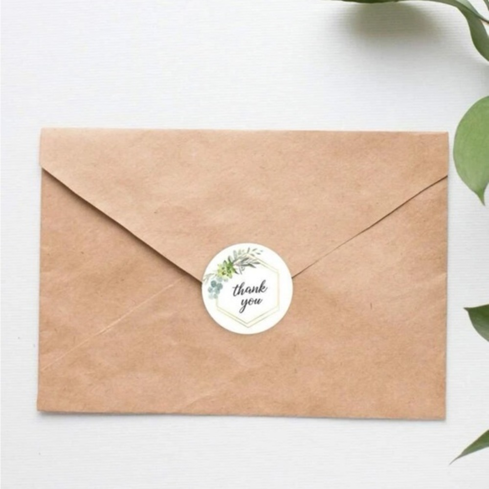 500pcs Thank You Sticker for business Sticker - Picture 2 of 2